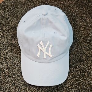 Light Blue NY Embroidered Cap